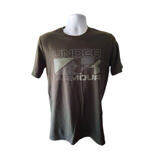Under Armour HeatGear Tee S Loose Fit Black Gym Workout Shirt Streetwear Y2K